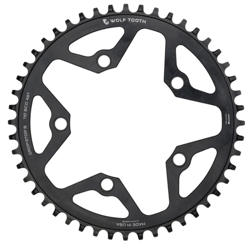 [WT-11048-FT] WOLFTOOTH PLATO110 BCD Para Gravel / CX / Road Chainrings (Shi-12V) NEGRO 