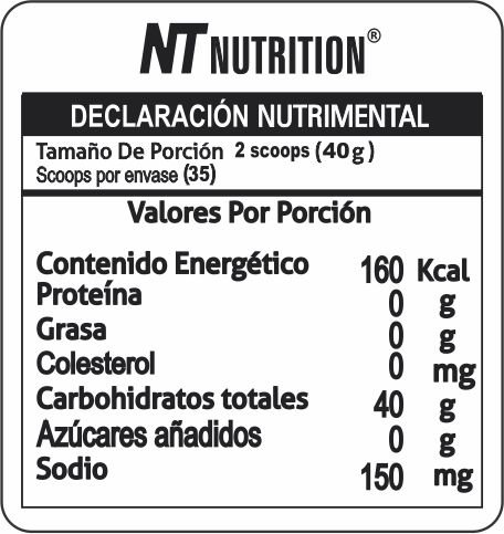 NT NUTRITION HIDROGEL MANGO 35 PORCIONES