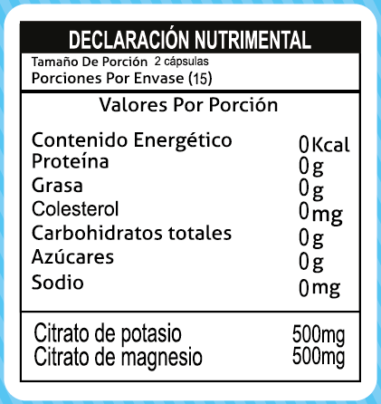 NT NUTRITION MAGNESIO Y POTASIO 30 PORCIONES