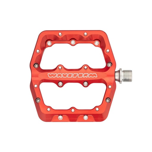 [WT-PDL-WF-SM-RED] WOLFTOOTH PEDAL WAVEFORM ROJO TALLA CHICA (105MMX99MM)