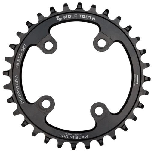 [WT-7632] WOLFTOOTH PLATO 76 BCD PARA SRAM XX1 Y SPECIALIZED STOUT 32T NEGRO